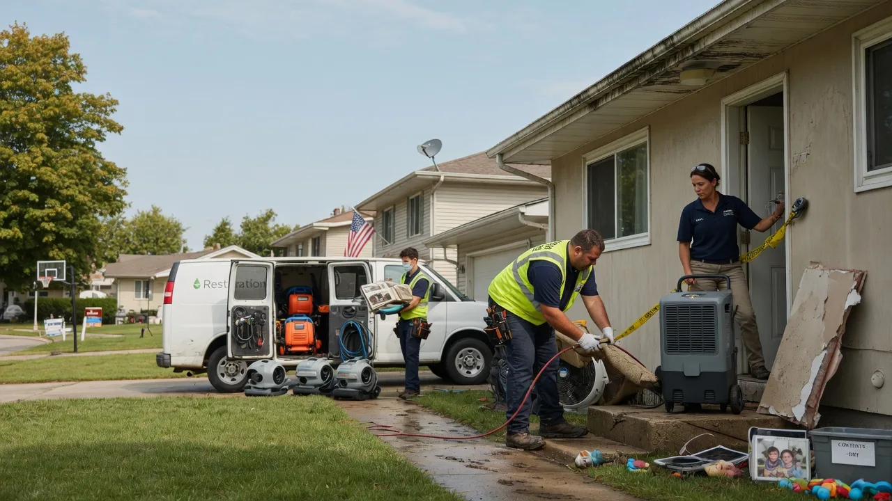 Water Damage Restoration in Oak Lawn, IL near me